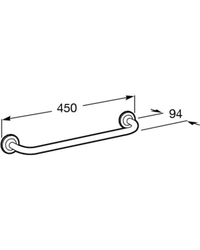 Полотенцедержатель 45 см Roca Hotels Classic 815420001