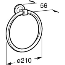 Кольцо для полотенец Roca Hotels Classic 815425001