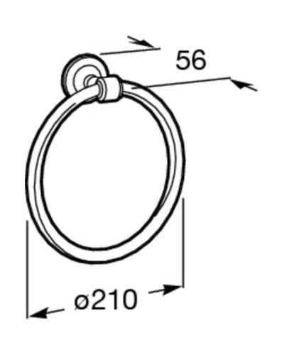 Кольцо для полотенец Roca Hotels Classic 815425001