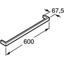 Полотенцедержатель 60 см Roca Nuova 816527001