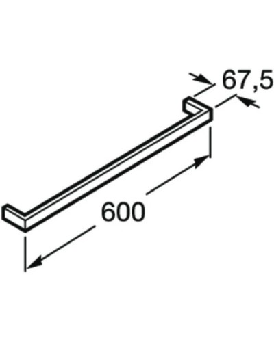 Полотенцедержатель 60 см Roca Nuova 816527001