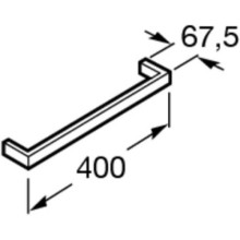 Полотенцедержатель 40 см Roca Nuova 816526001