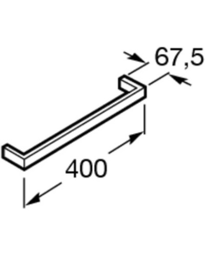 Полотенцедержатель 40 см Roca Nuova 816526001
