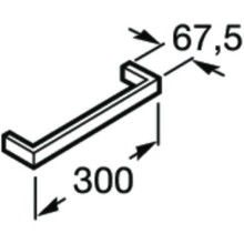 Полотенцедержатель 30 см Roca Nuova 816525001