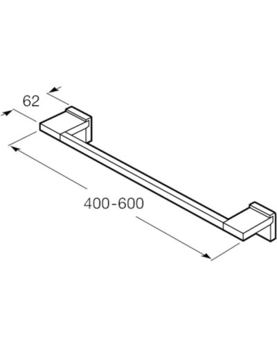 Полотенцедержатель 60 см Roca Rubik 816845024