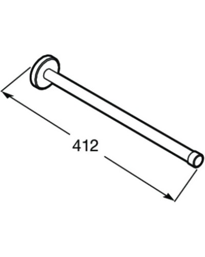 Полотенцедержатель 41,2 см Roca Superinox 817310002