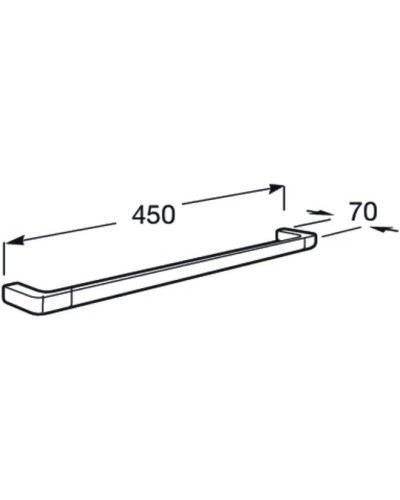 Полотенцедержатель 45 см Roca Tempo 817029001