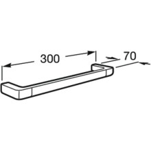 Полотенцедержатель 30 см Roca Tempo 817039001