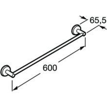 Полотенцедержатель 60 см Roca Twin 816710001