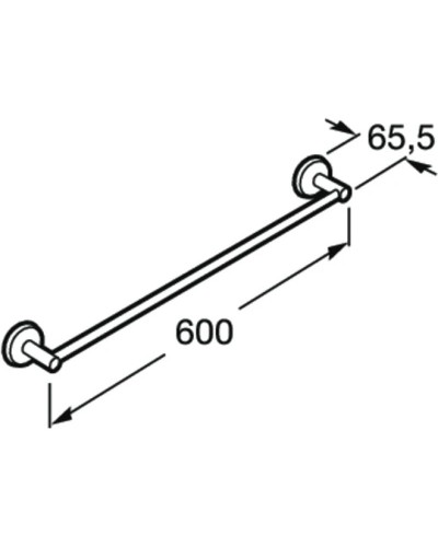 Полотенцедержатель 60 см Roca Twin 816710001