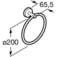 Кольцо для полотенец Roca Twin 816711001