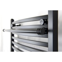 Полотенцедержатель 43,49 см черный матовый Сунержа 31-2011-0370