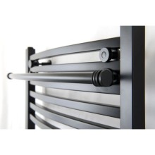 Полотенцедержатель 43,49 см черный матовый Сунержа 31-2011-0370