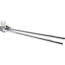 Полотенцедержатель WasserKRAFT Leine K-5031W поворотный Хром Белый