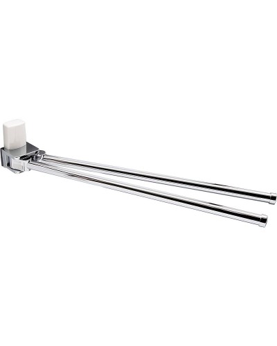 Полотенцедержатель WasserKRAFT Leine K-5031W поворотный Хром Белый
