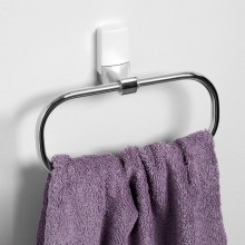 Кольцо для полотенец WasserKRAFT Leine K-5060W Хром Белое