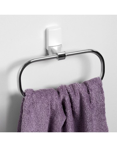 Кольцо для полотенец WasserKRAFT Leine K-5060W Хром Белое