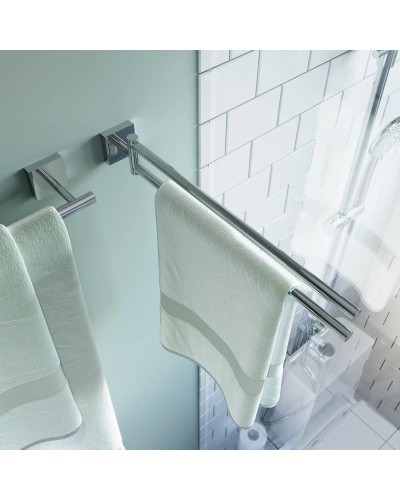 Полотенцедержатель двойной поворотный 34,5 см IDDIS Edifice EDISBR0I49