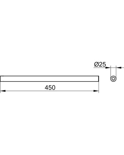 Полотенцедержатель 45 см KEUCO Reva 12820010000