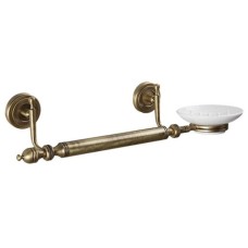 Полотенцедержатель с мыльницей Caprigo Royal 6716 C/BR