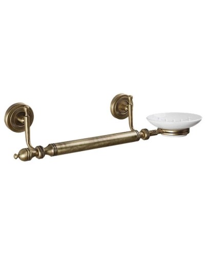 Полотенцедержатель с мыльницей Caprigo Royal 6716 C/BR