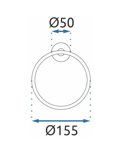 Кольцо для полотенец Rea Mist REA-80027
