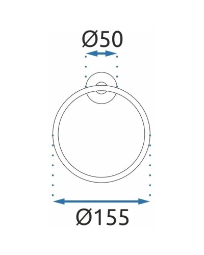 Кольцо для полотенец Rea Mist REA-80028
