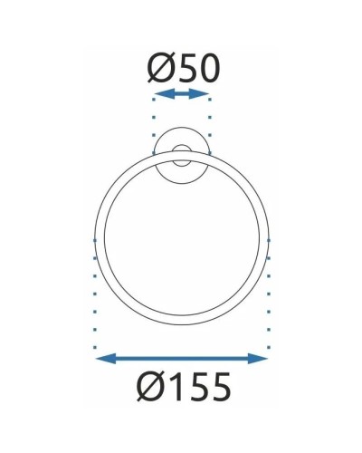 Кольцо для полотенец Rea Mist REA-80029