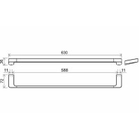 Полотенцедержатель Ravak 10° X07P325 Хром