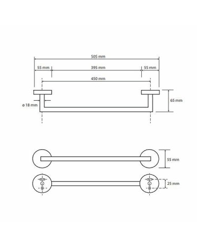 Полотенцедержатель Bemeta Dark 104204020 Черный