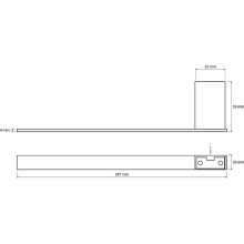 Полотенцедержатель Bemeta Via L 135004044 Хром