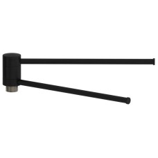 Полотенцедержатель 24,75 см черный матовый Сунержа 31-2003-0250