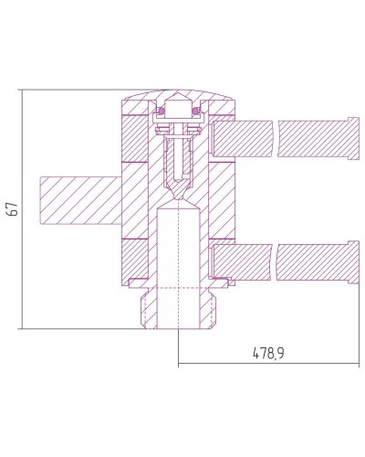 Полотенцедержатель 47,89 см черный матовый Сунержа 31-2003-0500