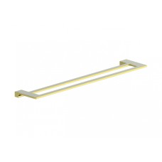 Полотенцедержатель двойной WONZON & WOGHAND, Глянцевое золото (WW-9111-LG)