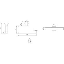 Кольцо для полотенец Villeroy & Boch Elements-Striking TVA15200500076