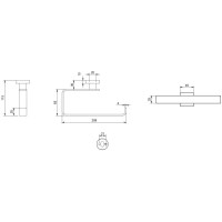 Кольцо для полотенец Villeroy & Boch Elements-Striking TVA152005000K5