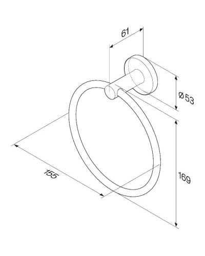 Кольцо для полотенец Am.Pm X-Joy A85A34422