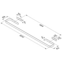 Полотенцедержатель 60 см Am.Pm Func A8F346422
