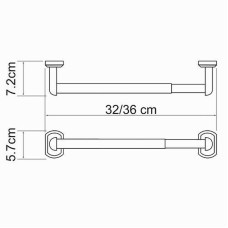 Держатель бумажных полотенец WasserKRAFT Oder K-3091 Хром