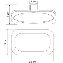Кольцо для полотенец WasserKRAFT Kammel K-8360W Белое матовое