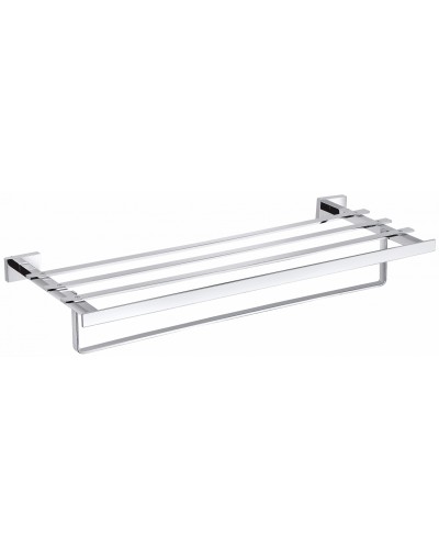 Полотенцедержатель с полкой WONZON & WOGHAND, Хром (WW-9781)