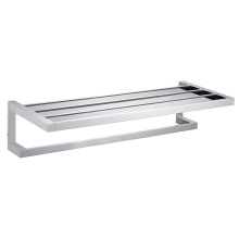 Полотенцедержатель с полкой WONZON & WOGHAND, Хром (WW-9581)