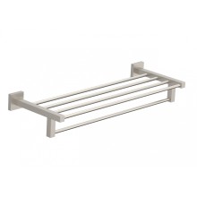 Полотенцедержатель с полкой WONZON & WOGHAND, Брашированный никель (WW-8981-BN)