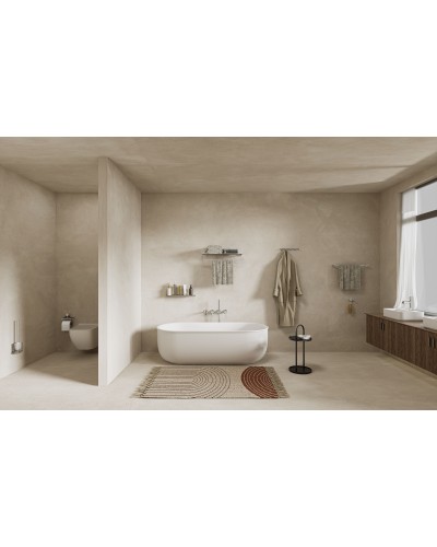 Полотенцедержатель с полкой WONZON & WOGHAND, Хром (WW-9181)