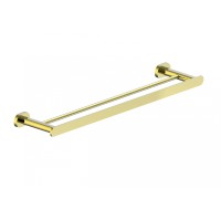 Полотенцедержатель двойной WONZON & WOGHAND, Глянцевое золото (WW-8411-LG)