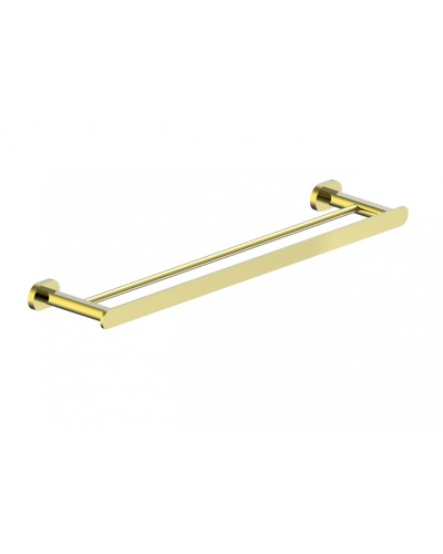 Полотенцедержатель двойной WONZON & WOGHAND, Глянцевое золото (WW-8411-LG)