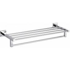 Полотенцедержатель с полкой WONZON & WOGHAND, Хром (WW-8981)
