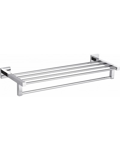 Полотенцедержатель с полкой WONZON & WOGHAND, Хром (WW-8981)