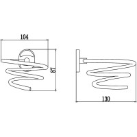 Держатель фена Savol 70 S-007056
