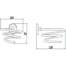Держатель фена Savol 70 S-007056